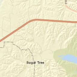 Sugar Tree Tennessee Street Map