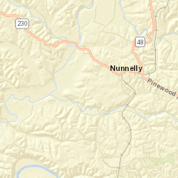 Vernon Tennessee Street Map