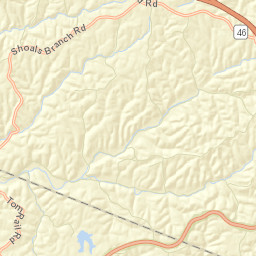 Whiteoak Tennessee Street Map
