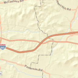 Triune Tennessee Street Map