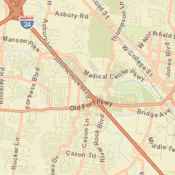 Southern Aire Tennessee Street Map