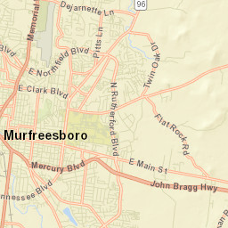 501 East Clark Boulevard, Murfreesboro, TN Street Map