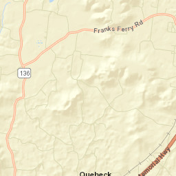 Yateston Tennessee Street Map