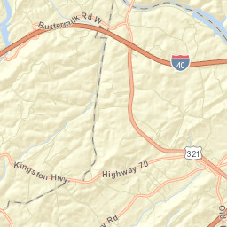 Pawpaw Plains Tennessee Street Map
