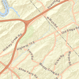 Martel Tennessee Street Map