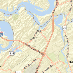 Topside Tennessee Street Map