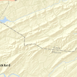 Stock Creek Tennessee Street Map