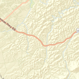 Trundle Crossroad Tennessee Street Map