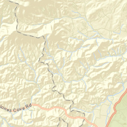 Sunset Gap Tennessee Street Map