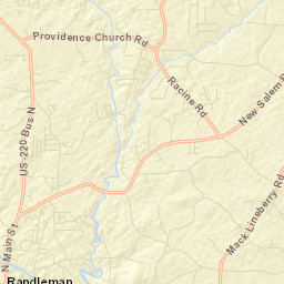 Randleman Street Map