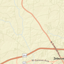 Zebulon Street Map
