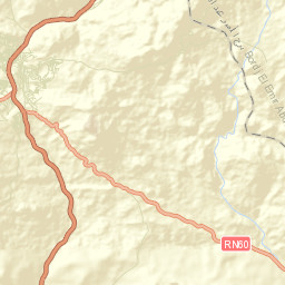 Theniet el Had Street Map