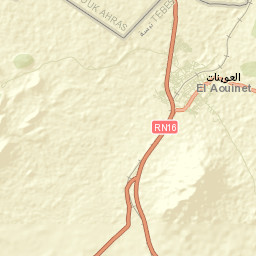 El Aouinet Street Map