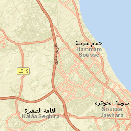 Akouda Street Map