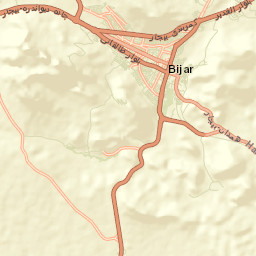 Bijar Street Map
