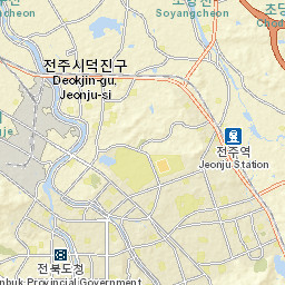 Jeonju-si Street Map