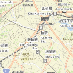 Kashiwa Shi Street Map