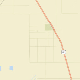 Allensworth California Street Map