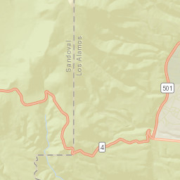 West Jemez Road Los Alamos NM Street Map