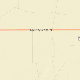Hartley County Street Map