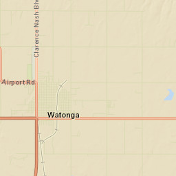 State Highway 8, Watonga, OK 73772 Street Map