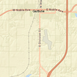 1123-1217 W Industrial Rd Guthrie OK Street Map
