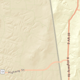 Dutch Mills Arkansas Street Map