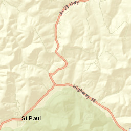 Saint Paul Arkansas Street Map