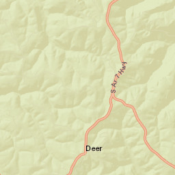 Deer Arkansas Street Map