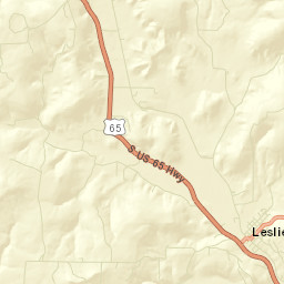 Wileys Cove Arkansas Street Map