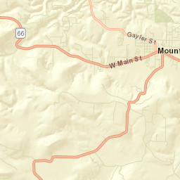 17451-17823 West Main Street Mountain View AR Street Map