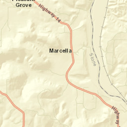 O'Neal Arkansas Street Map