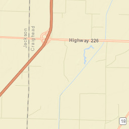 Risher Arkansas Street Map