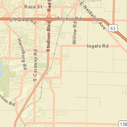 Ridge Arkansas Street Map