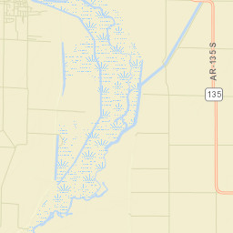 Sandy Arkansas Street Map