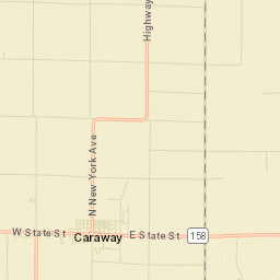 Hancock Arkansas Street Map