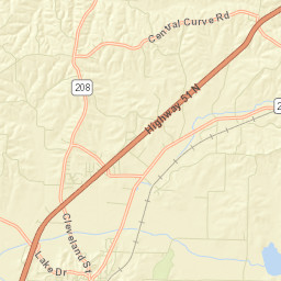 Flippin Tennessee Street Map