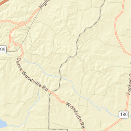 Forked Deer Tennessee Street Map