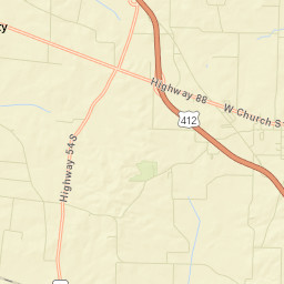 Johnsons Grove Tennessee Street Map
