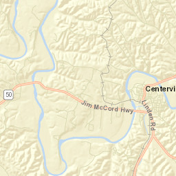 1100 East Grinders Switch Road, Centerville Street Map