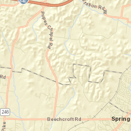 Jameson Tennessee Street Map