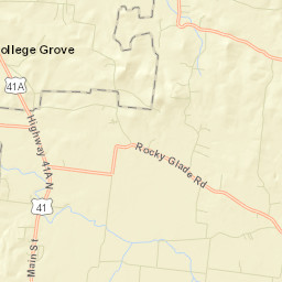 Jackson Ridge Tennessee Street Map