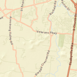 Southwood Estates Tennessee Street Map