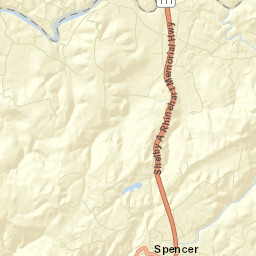 Sparkman Tennessee Street Map