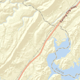 Reid Camp Tennessee Street Map