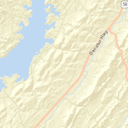 Ponders Tennessee Street Map