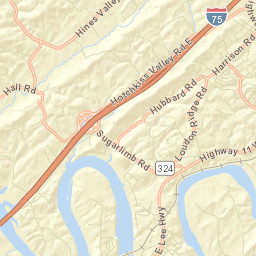 Sugarlimb Tennessee Street Map