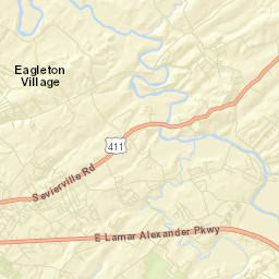 Wildwood Tennessee Street Map