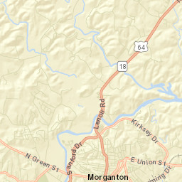 Burke County Street Map