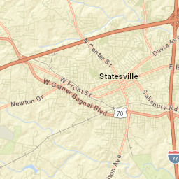 Iredell County Street Map